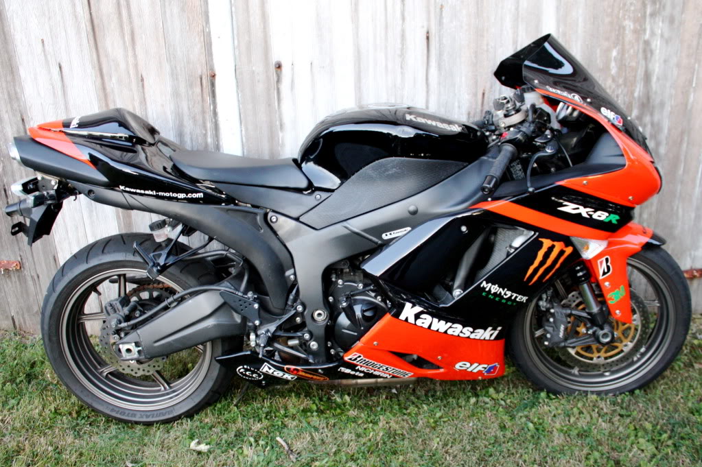 08' ZX6R Orange Monster Edition, 3k miles, $6500 obo - Stunt Bike 